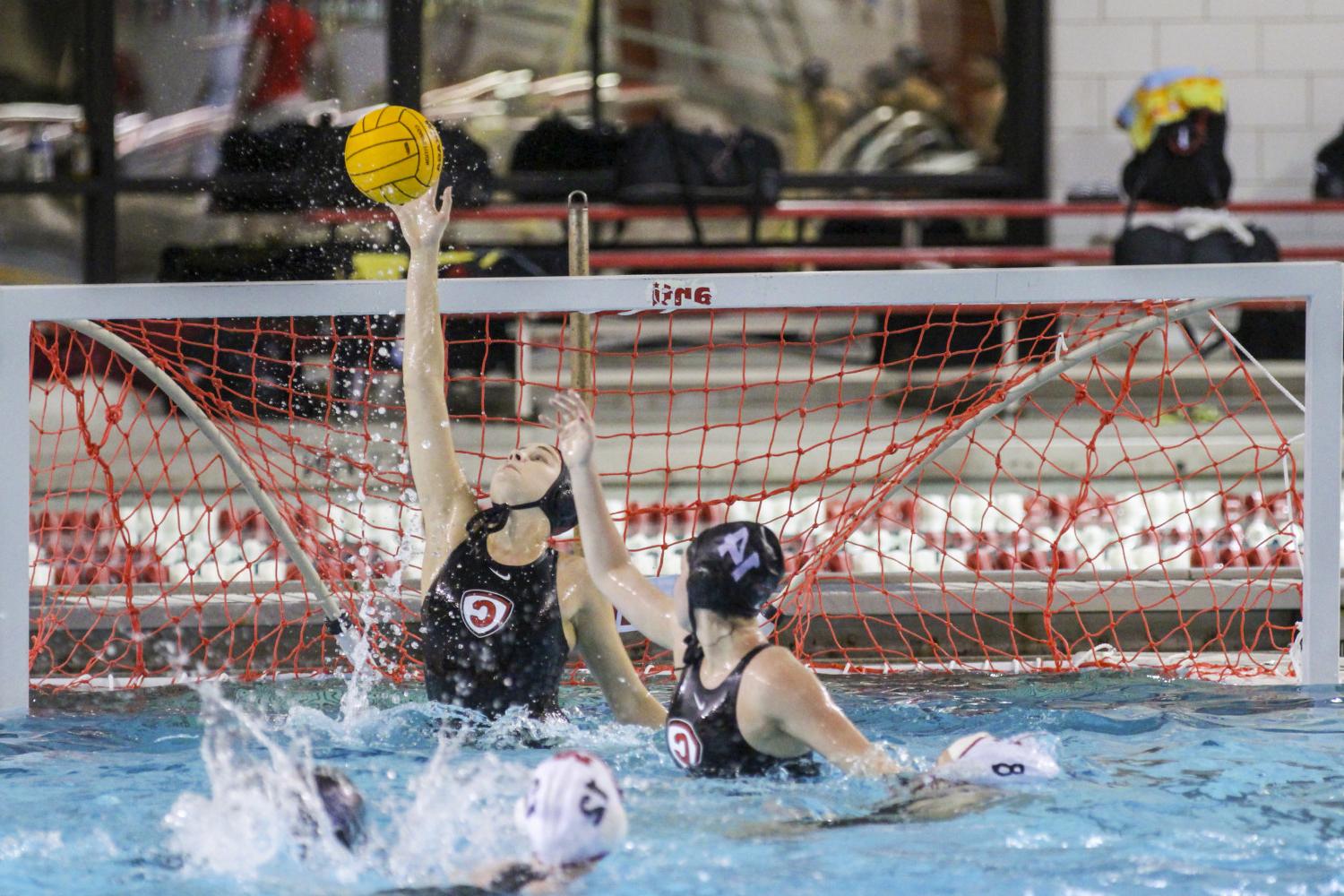 <a href='http://4z2b.t9111.com'>博彩网址大全</a> student athletes compete in a water polo tournament on campus.